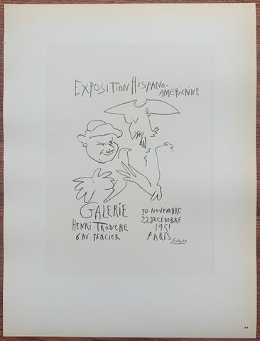 Link to  Picasso Exposition Hispano-Americaine #64Lithograph, 1959  Product