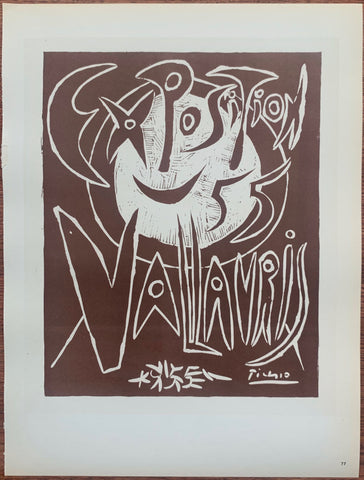Link to  Picasso Vallauris #77Lithograph, 1959  Product