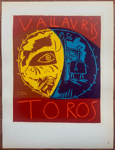 Link to  Picasso Toros #79Lithograph, 1959  Product