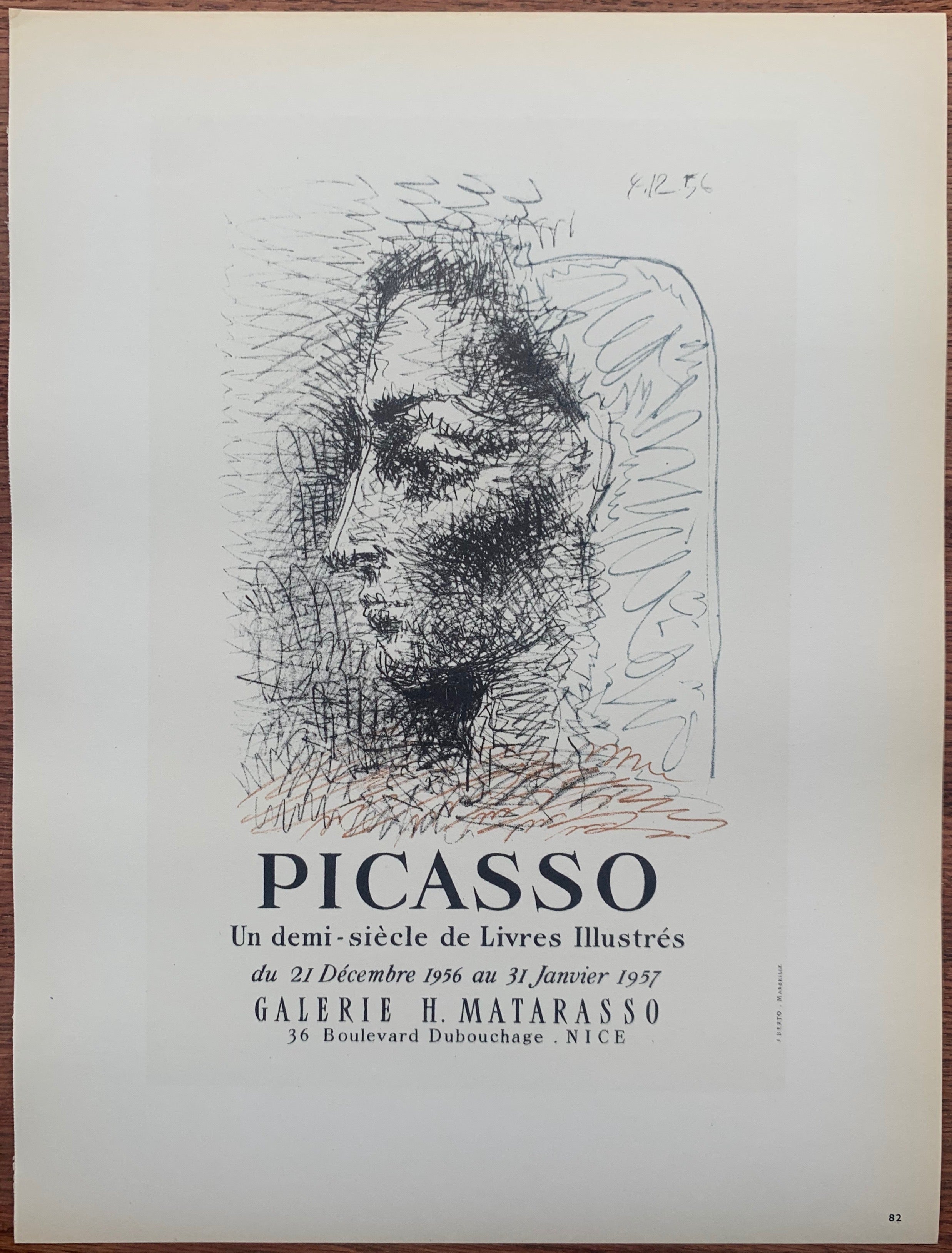 Picasso Galerie H. Matarasso #82