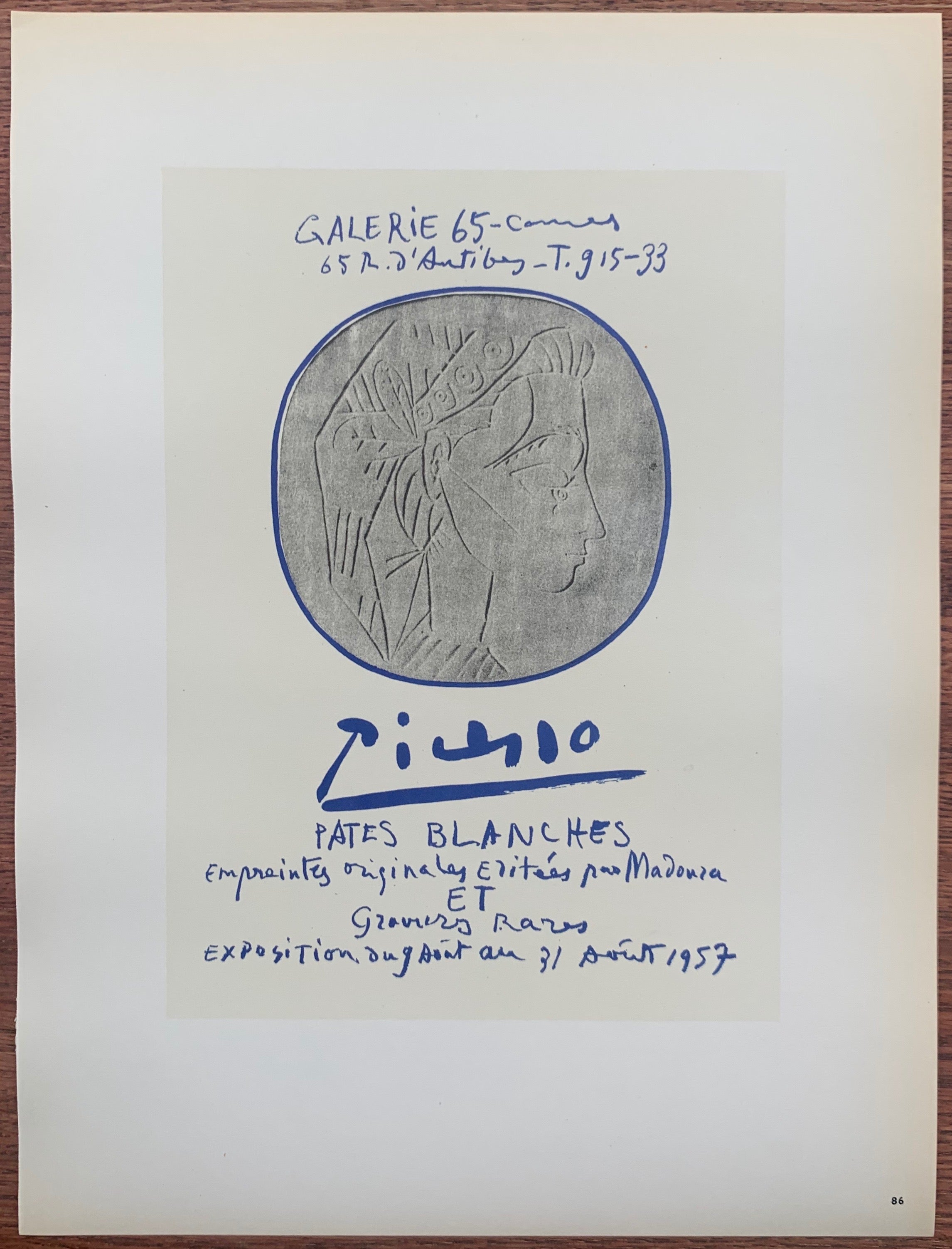 Picasso Pates Blanches #86