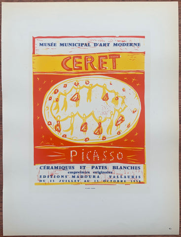 Link to  Picasso Ceret #92Lithograph, 1959  Product
