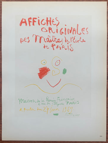 Link to  Picasso Affiches Originales #102Lithograph, 1959  Product