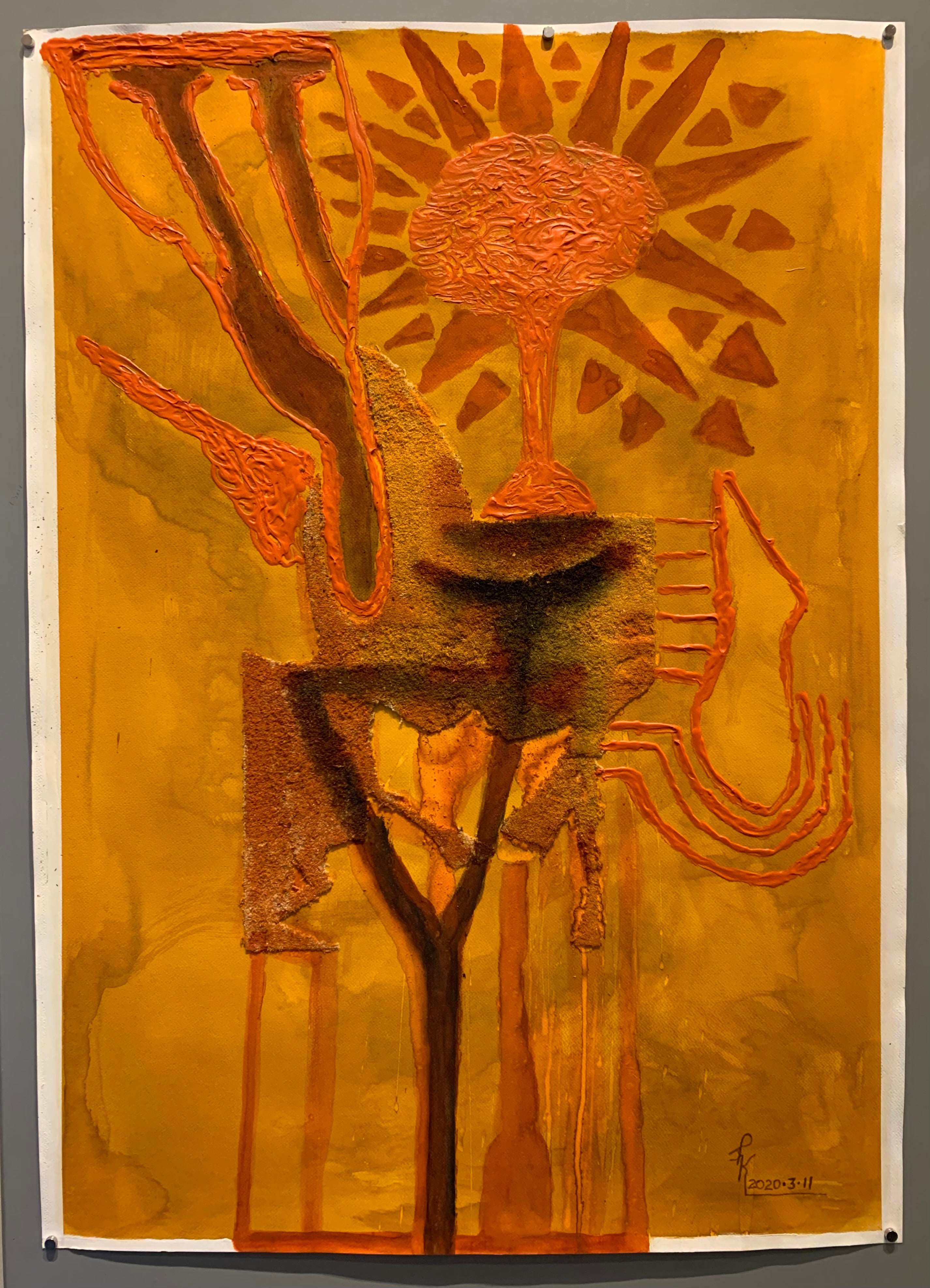 Paul Kohn Textured Painting #277