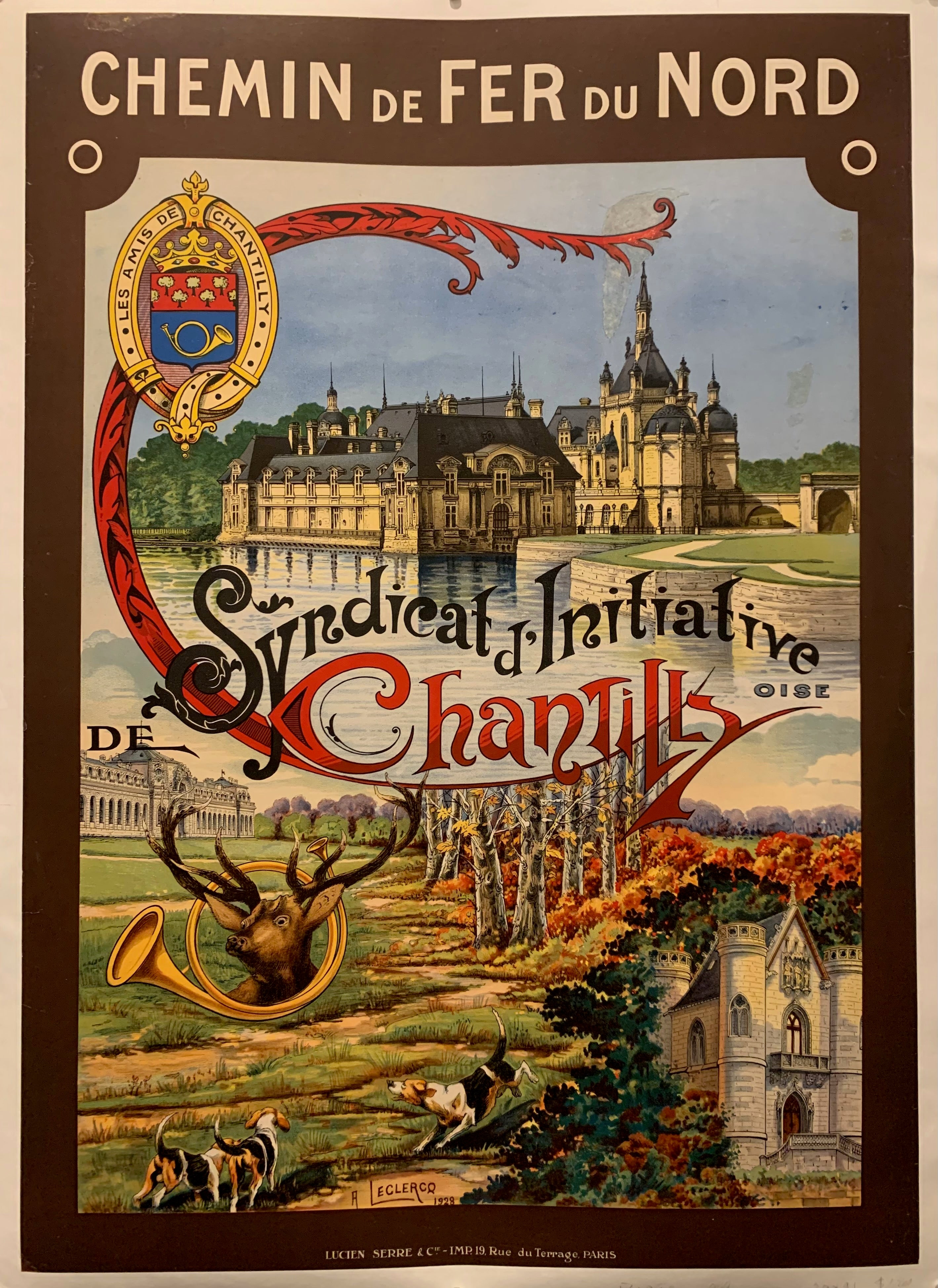 Syndicat d'Initiative de Chantilly Poster ✓