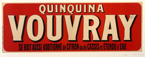 Link to Quinquina Vouvray Se Boit Aussi Additionné de Citron ou de Cassis et Étendu d'EauFrance, C. 1900 Product
