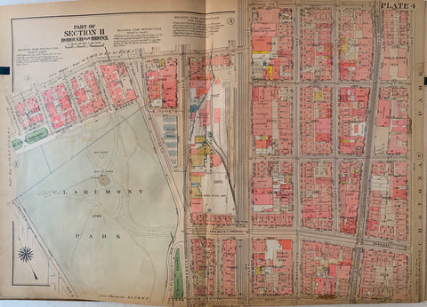 Link to Atlas of the City of New York Borough of the Bronx (Volume 2)New York City, 1924 Product