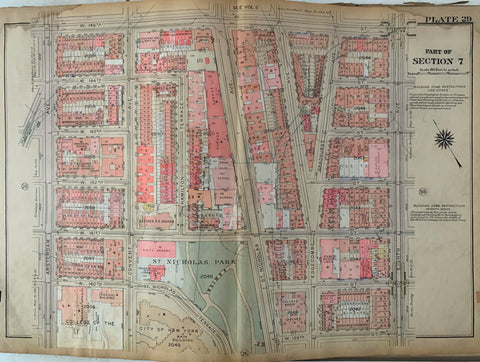 Link to Atlas of the City of New York Borough of the Manhattan (Volume 4)New York City, 1924 Product