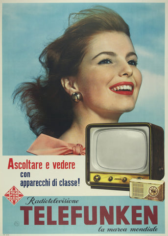 Link to  Telefunken PosterItaly, 1955  Product