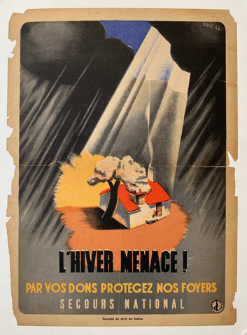 Link to  L'Hiver Menace! PosterFrance, 1941  Product