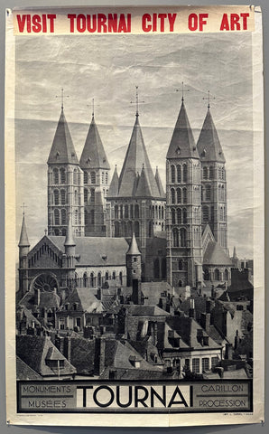 Link to  Tournai City of Art PosterBelgium, c. 1950  Product