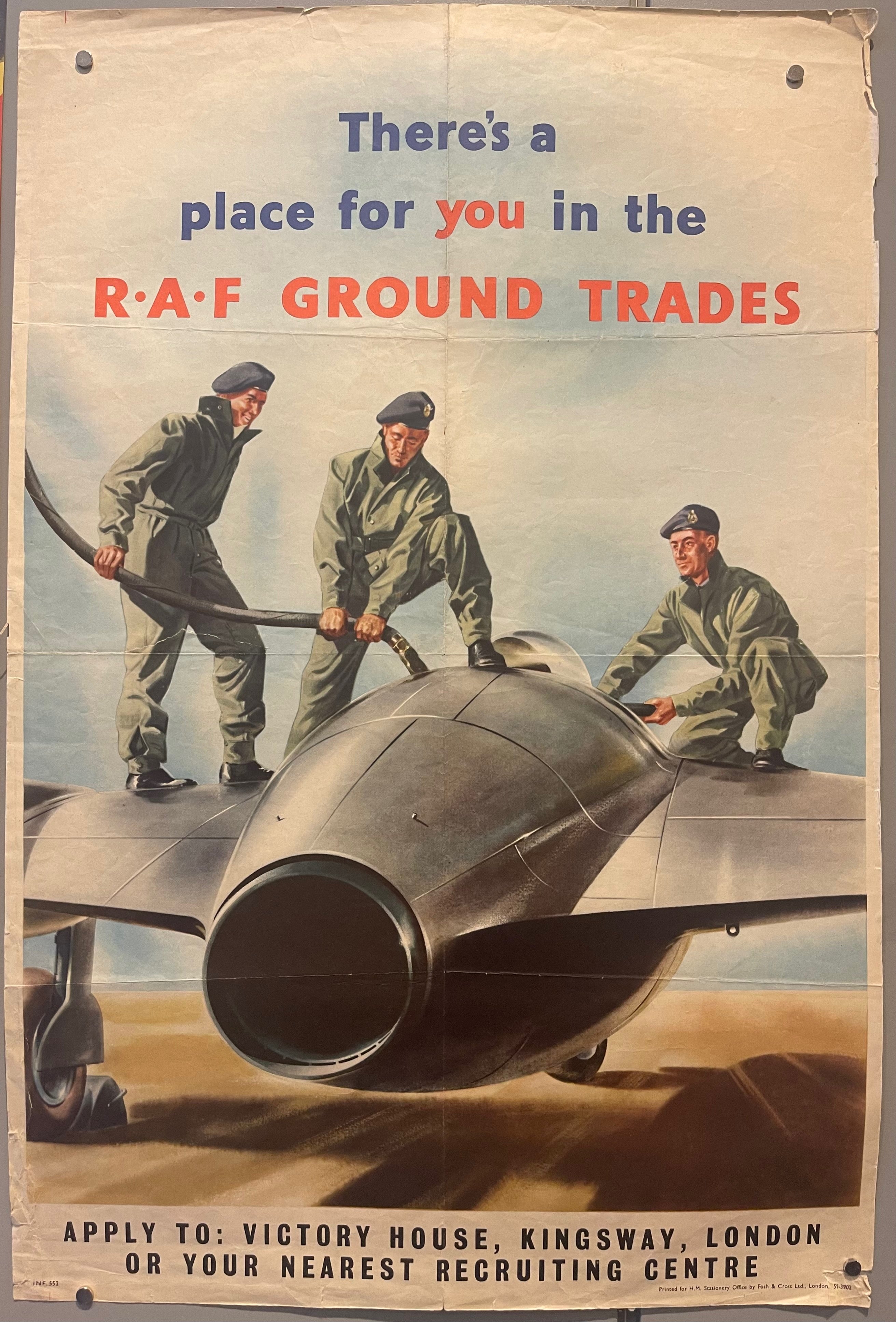 R.A.F. Ground Trades Poster