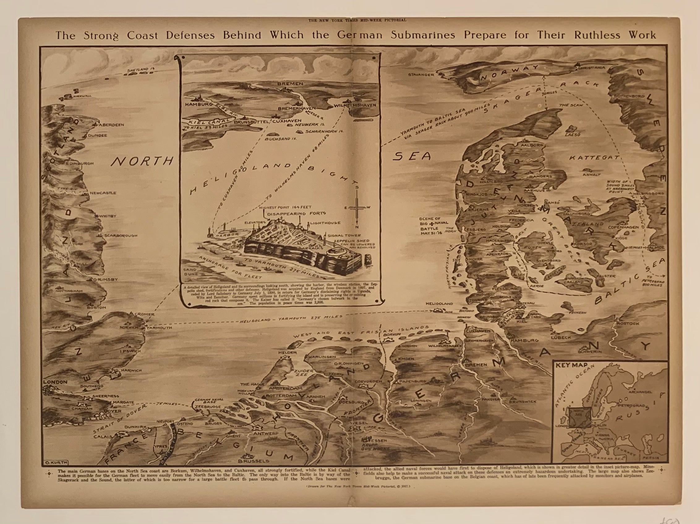 The Strong Coast Defenses Behind Which The German Submarines Prepare For Their ✓ Work