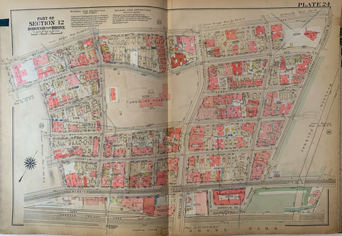 Link to Atlas of the City of New York Borough of the Bronx (Volume 2)New York City, 1924 Product