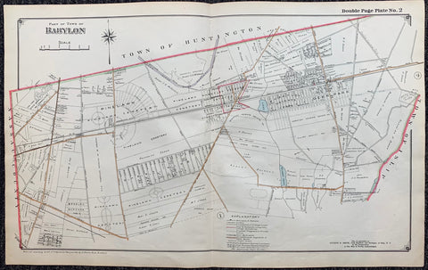 Link to Long Island Index Map No.2 - Plate 2 BabylonLong Island, C. 1915 Product