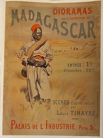Link to Dioramas sur l'Expédition de Madagascar Vintage PosterFrench Poster, 1900 Product