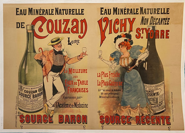 Vintage poster – Pougues-les-Eaux, la plus coquette des stations thermales,  PLM – Galerie 1 2 3