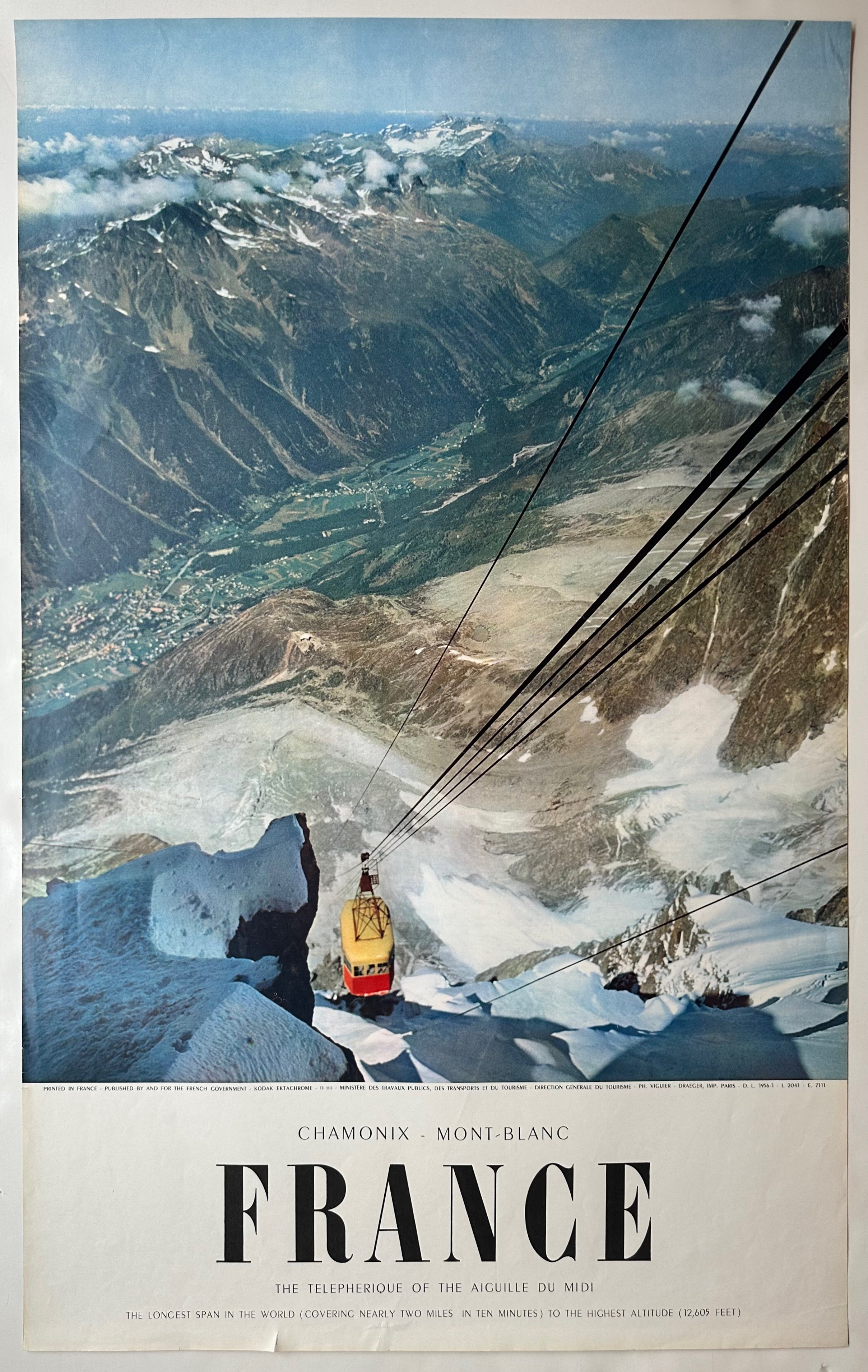 France Chamonix-Mont-Blanc Poster