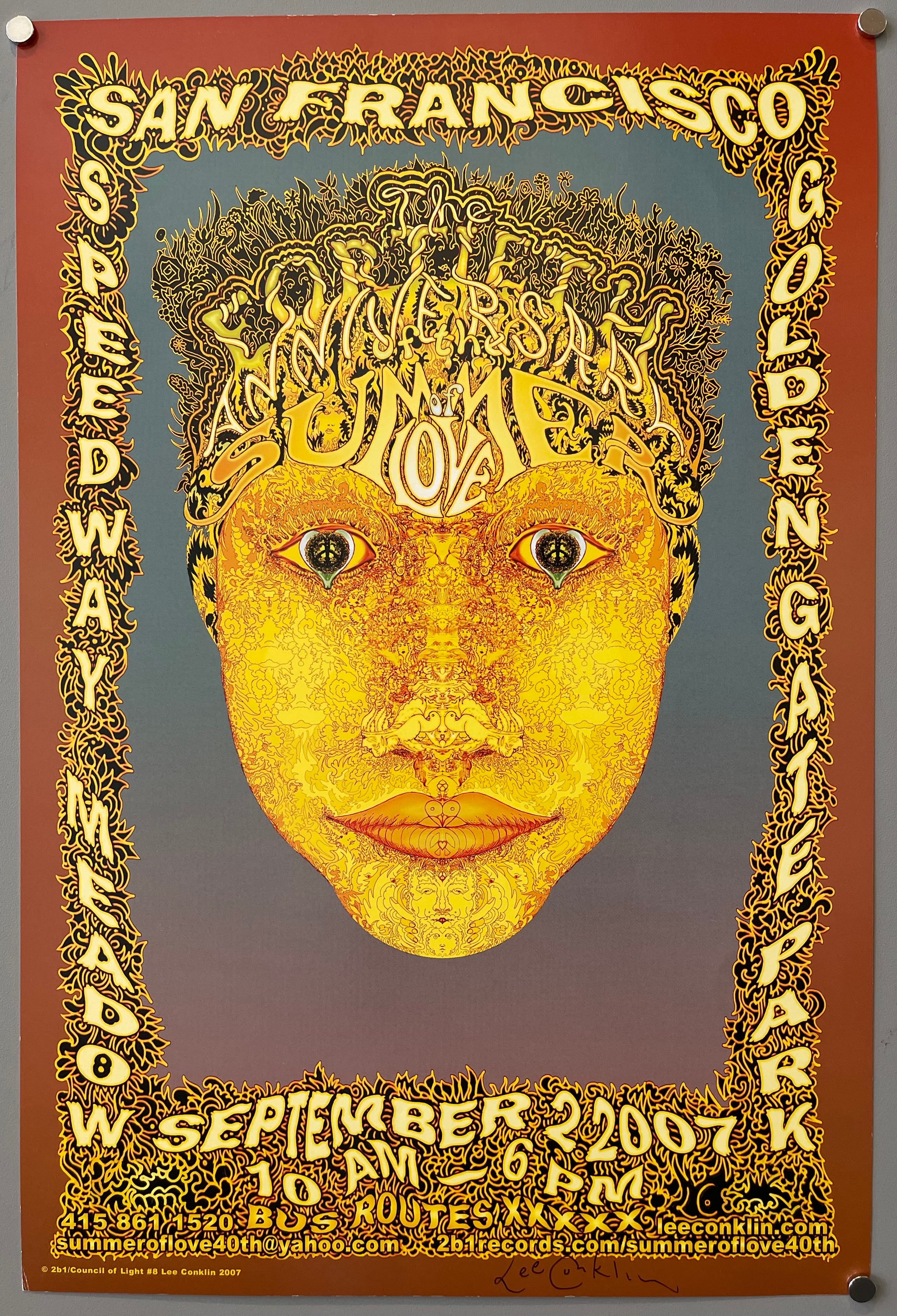 Summer of Love 40th Anniversary Poster