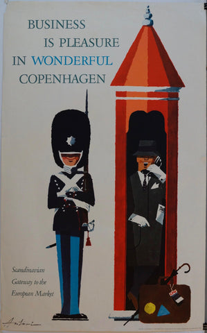 Link to Business is Pleasure in Wonderful Copenhagen "Scandinavian Gateway to the European Market"Denmark, C. 1965 Product