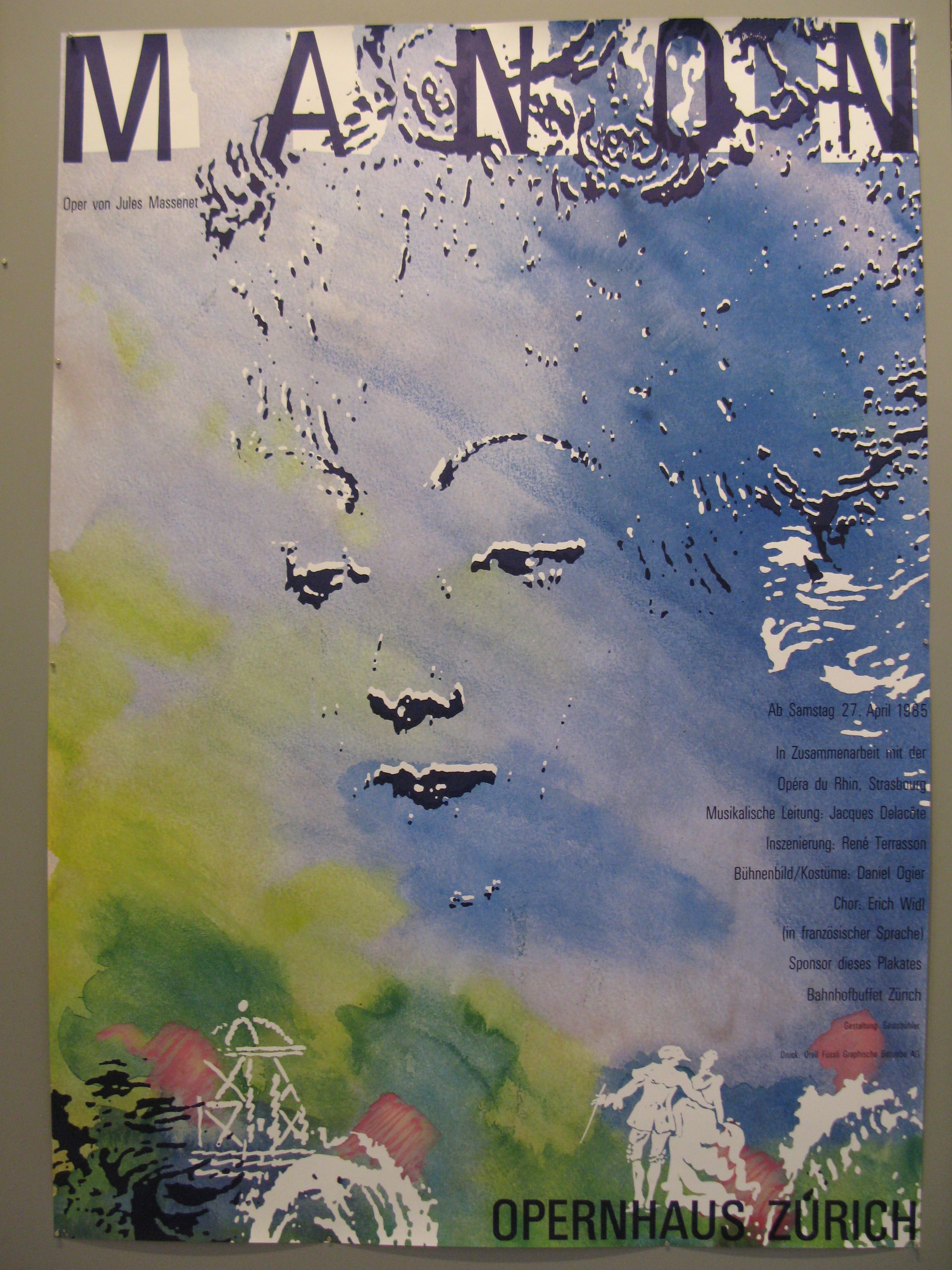 Manon Swiss Poster