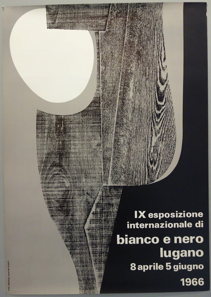 IX esposizione internazionale di bianco e nero lugano – Poster Museum