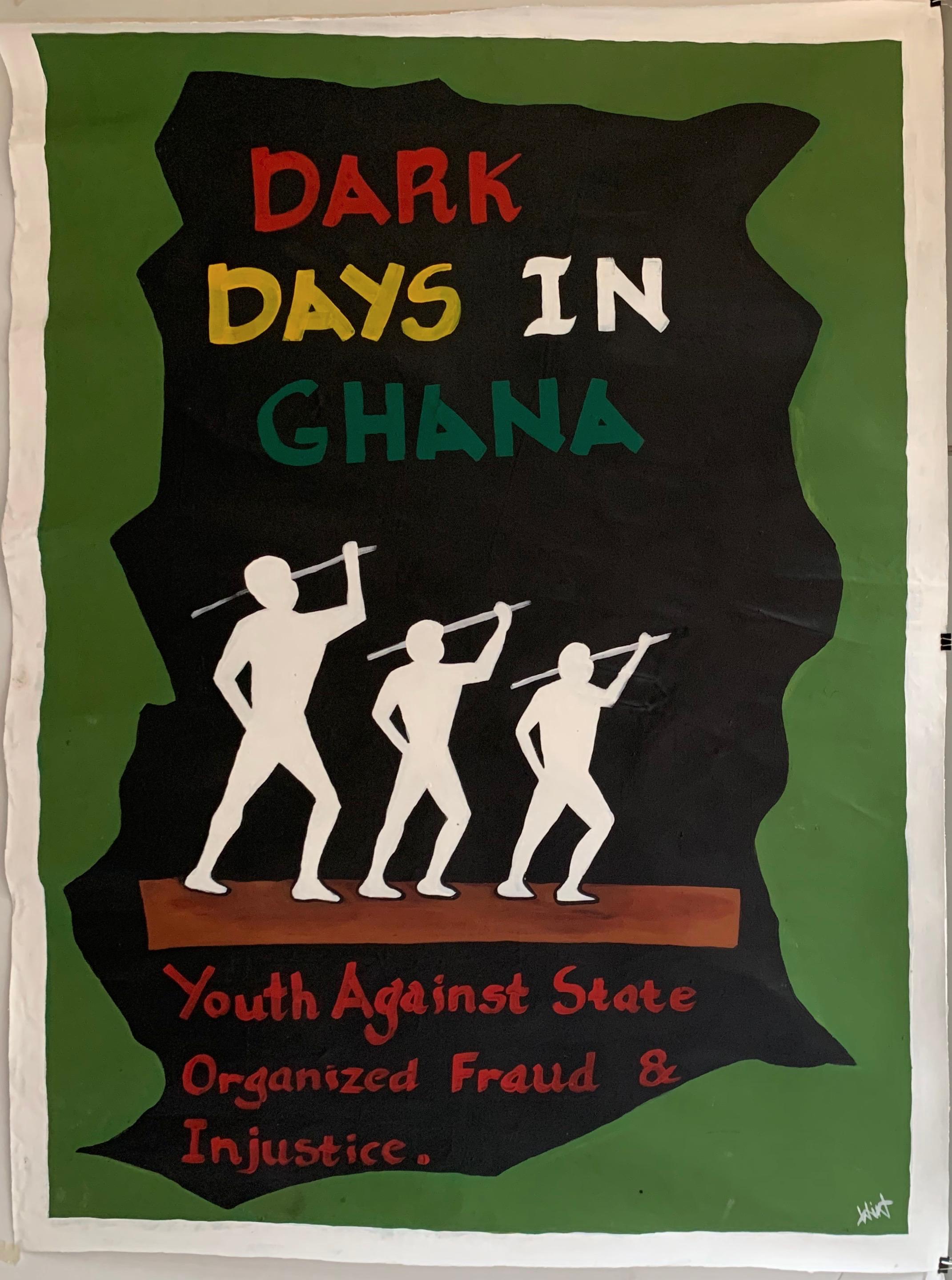 Dark Days In Ghana Painting ✓