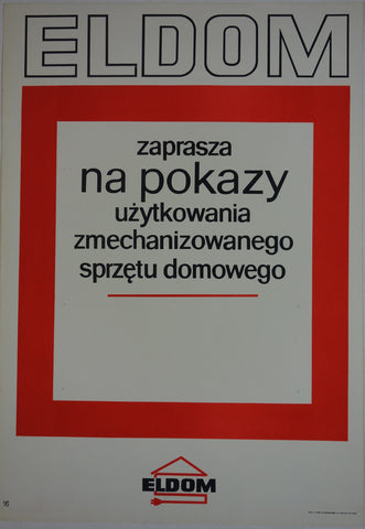 Link to Eldom Zaprasza Na Pokazy Uzytkowania Zmechanizowanego Sprzetu DomowegoPoland, c.1990s Product