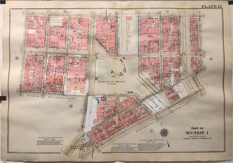 Link to  New York Atlas of Manhattan Plate 121931-1963  Product