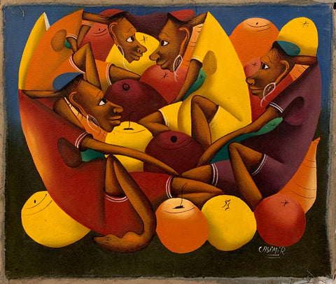 Link to  People in Fruit ✓Haitian Painting  Product