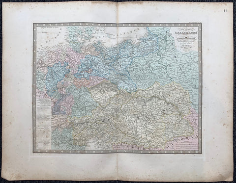 Link to Carte Generale De L'Allemagne -- L'Europe Centrale Map1860 Product