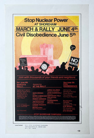 Link to  Stop Nuclear Power at Shoreham Poster #3USA, c. 1976  Product