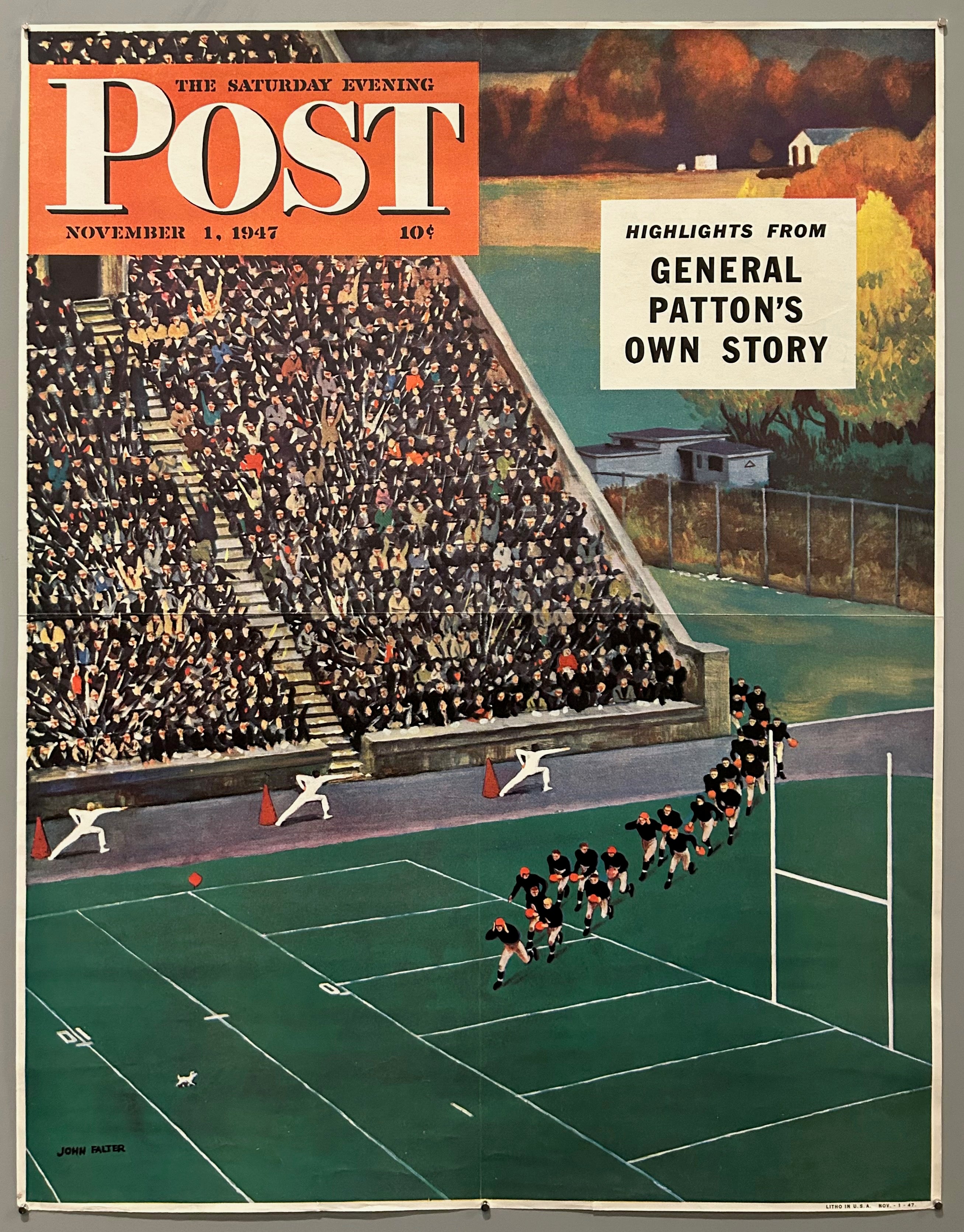 The Saturday Evening Post 1947 Poster