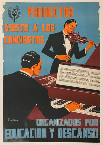 Link to Organizados Por Educacion Y Descanso PosterFrance, c. 1946 Product