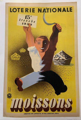 Link to  Loterie Nationale Moissons Poster  Product