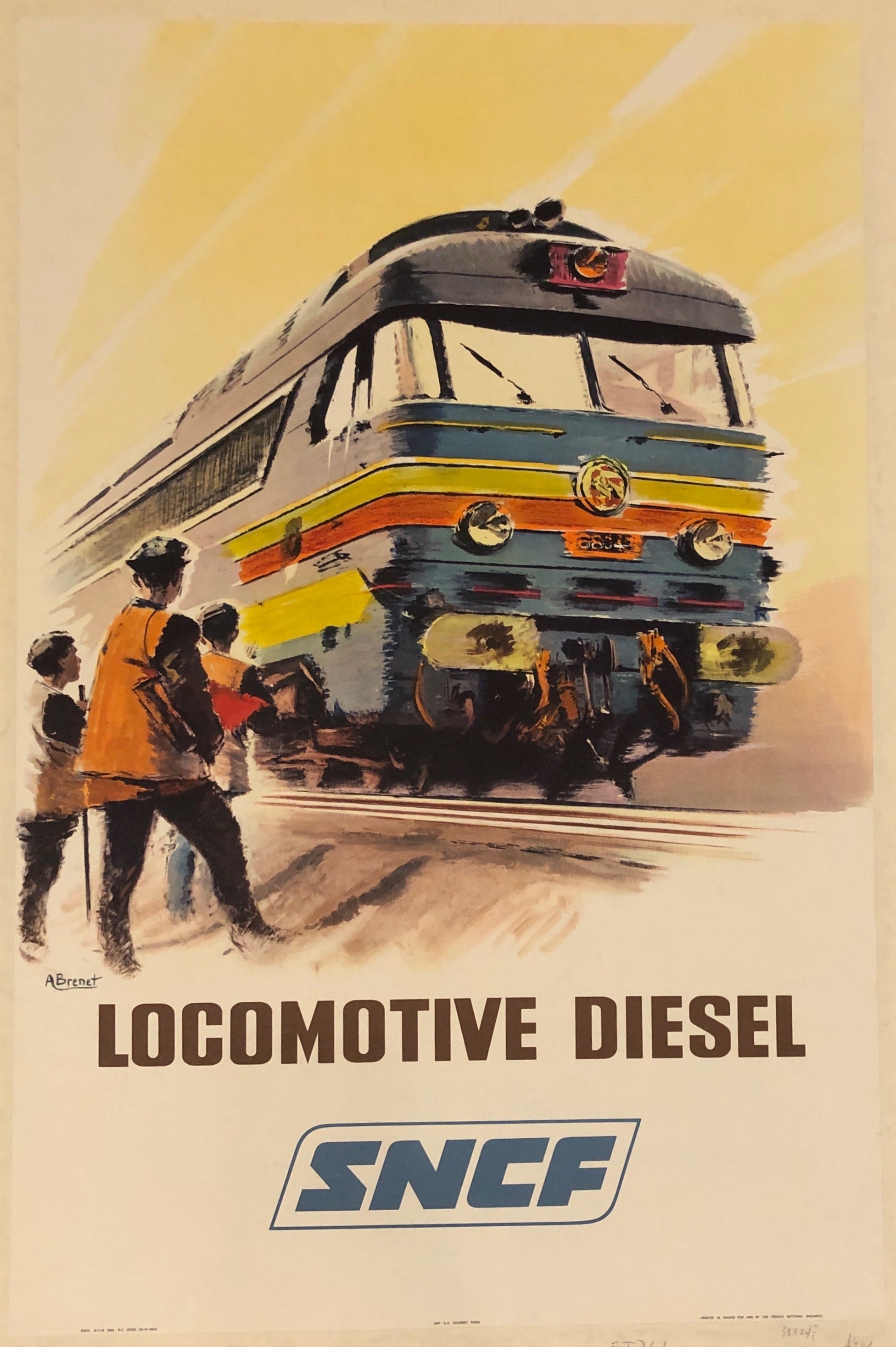 Locomotive Diesel Poster