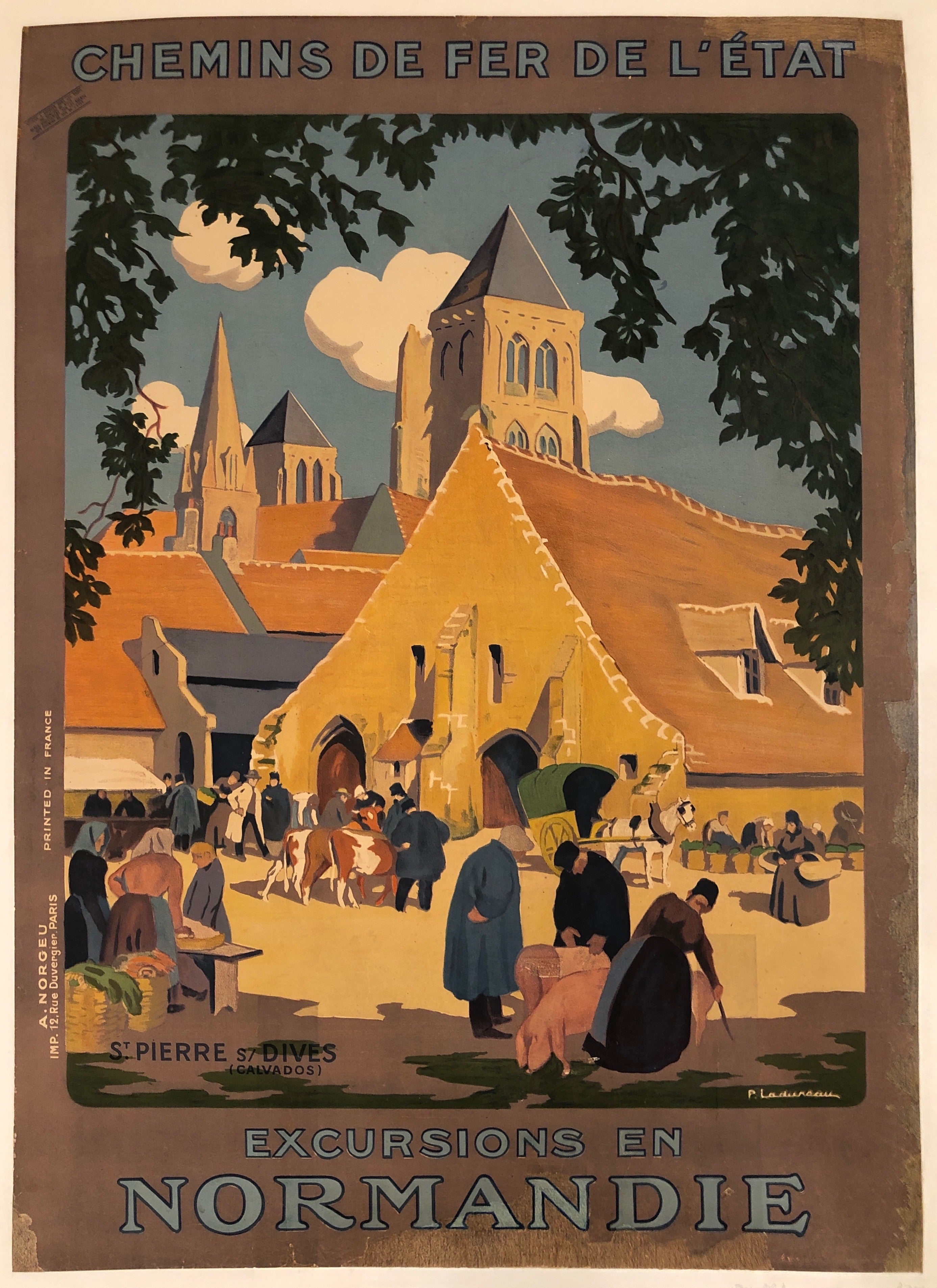 Excursions en Normandie Poster