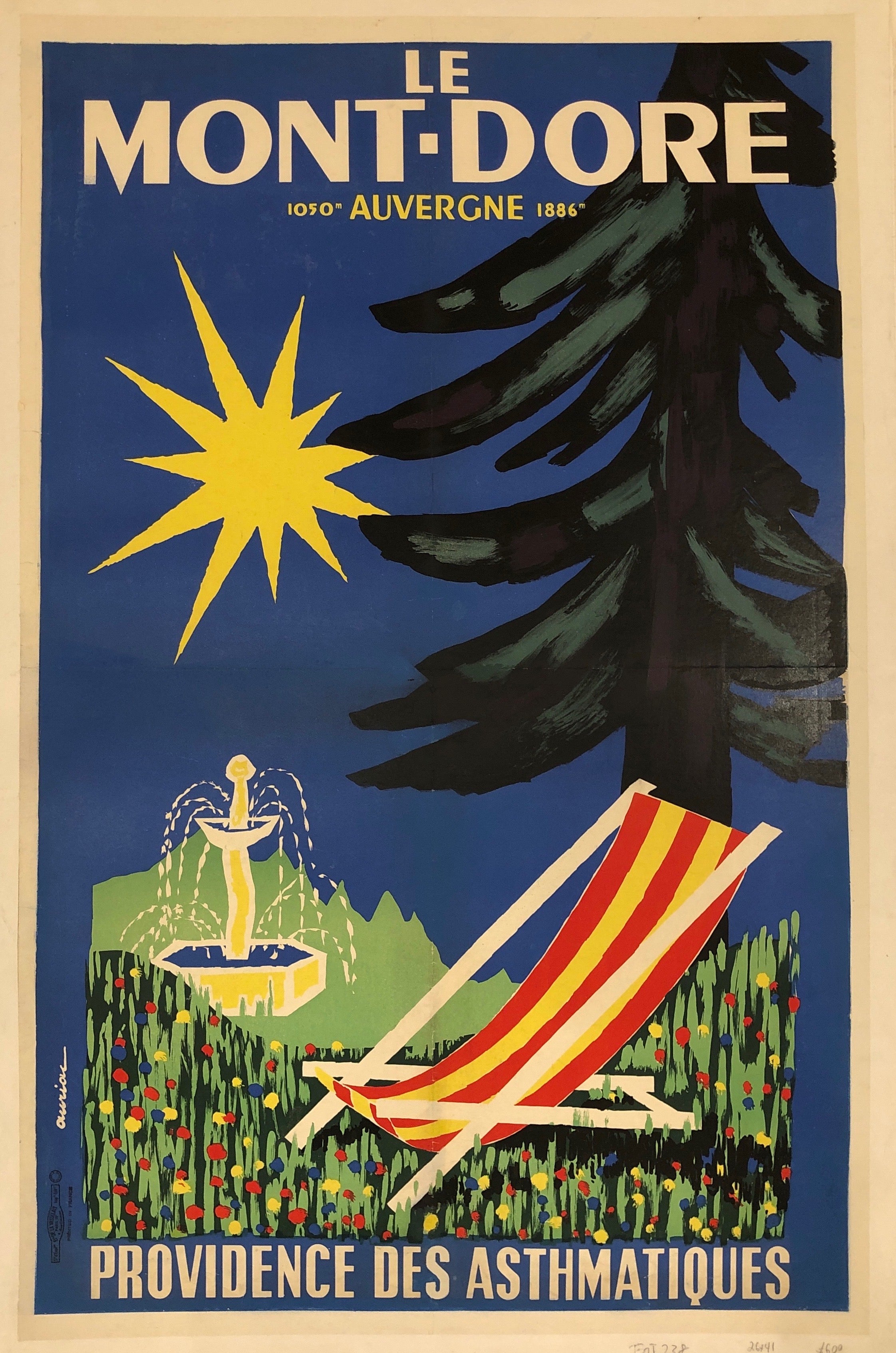 Le Mont-Dore Travel Poster ✓