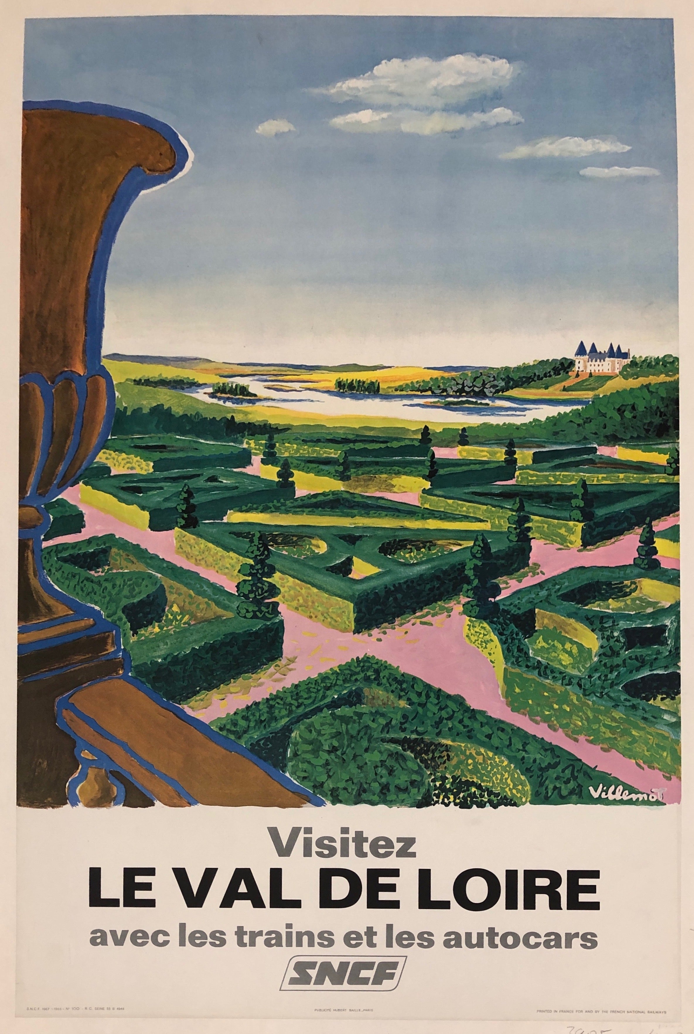 Visitez Le Val De Loire Travel Poster