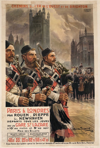Link to  Paris a Londres Poster ✓France, 1907  Product