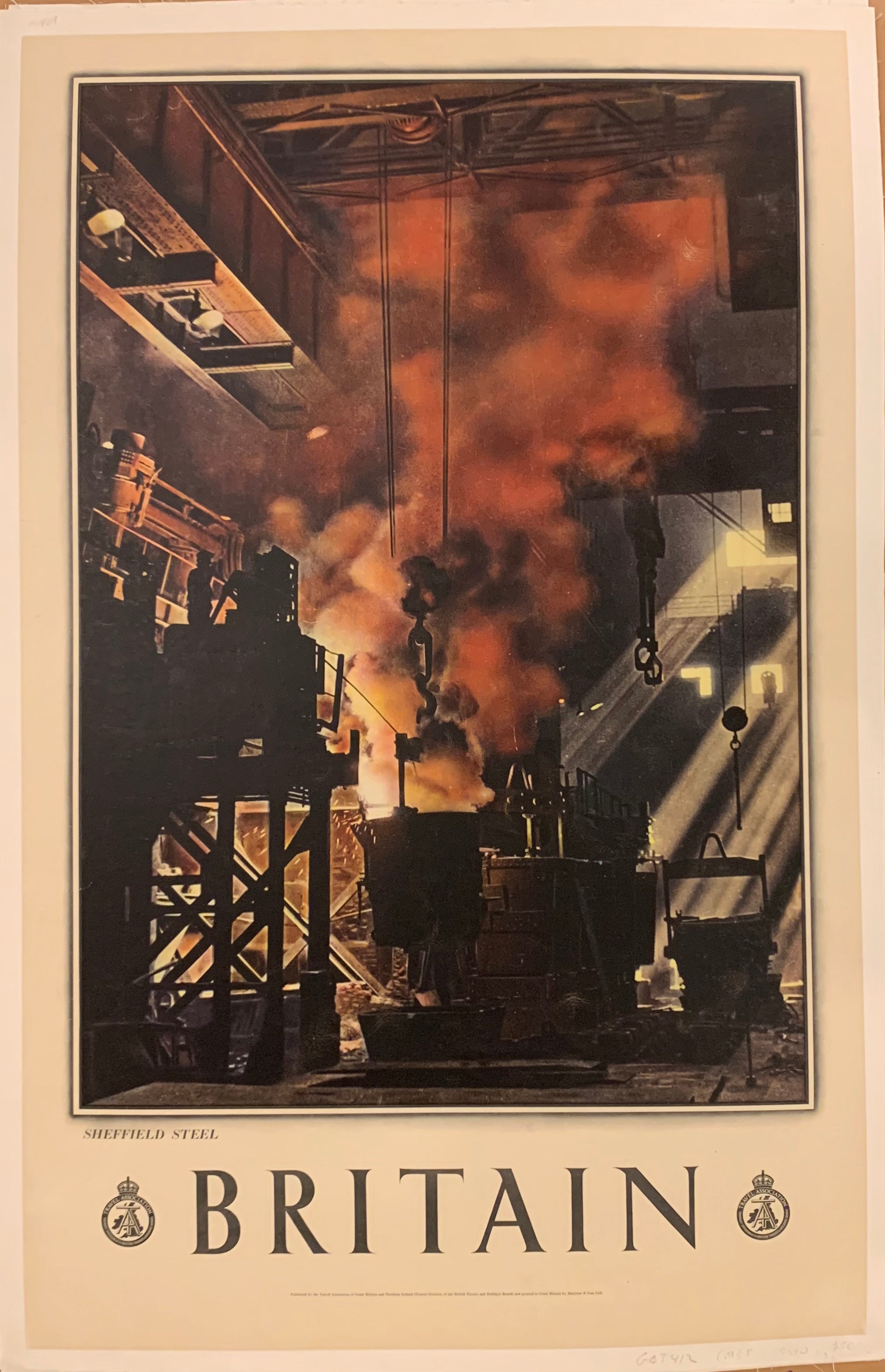Britain Sheffield Steel Poster ✓
