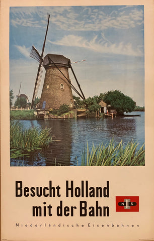 Link to Besucht Holland mit der Bahn Travel Poster ✓Netherlands, c. 1950 Product