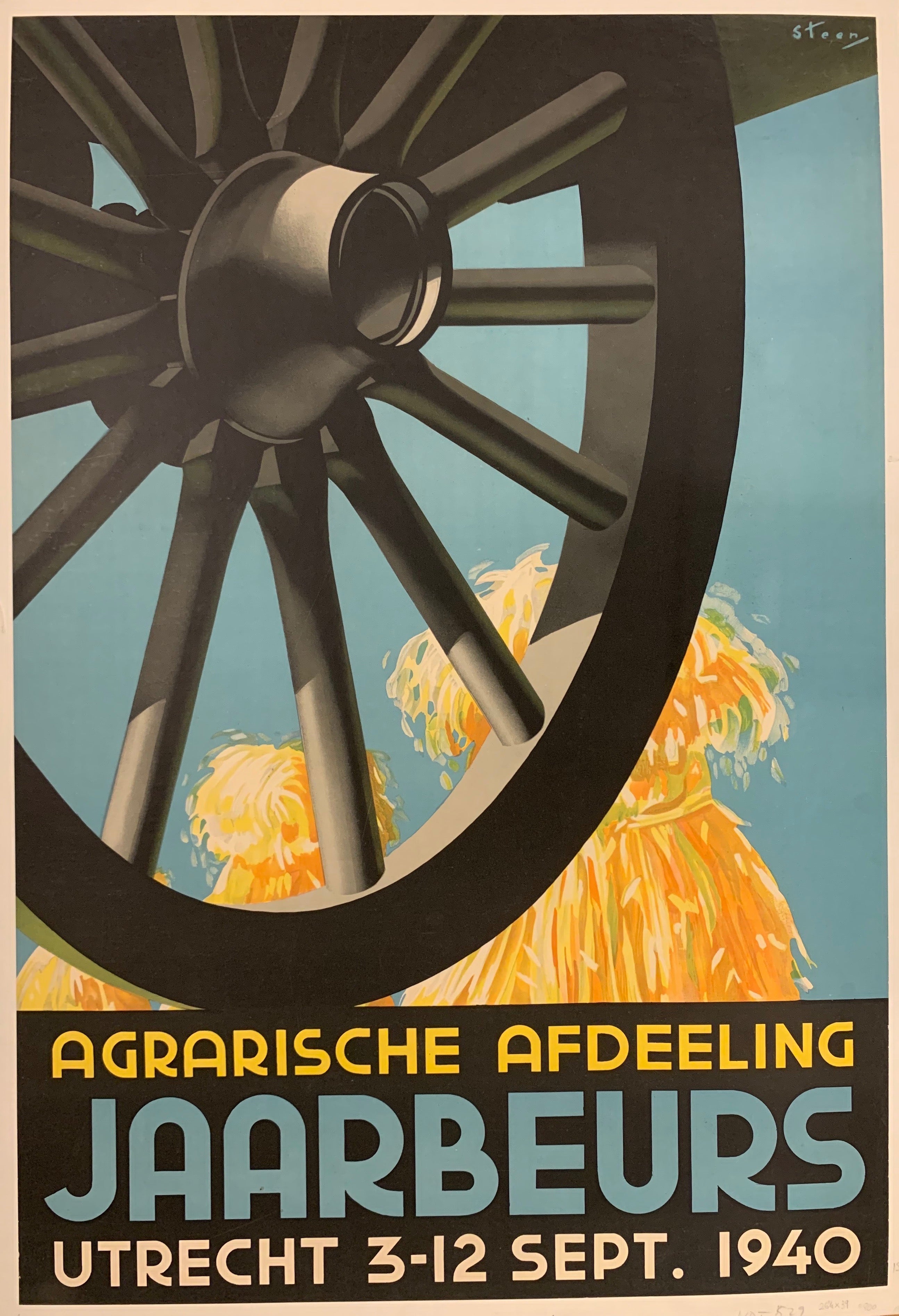 Agrarische Afdeeling Jaarbeurs Poster ✓