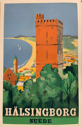Link to  Halsingborg Suede Poster ✓Sweden, c. 1930  Product