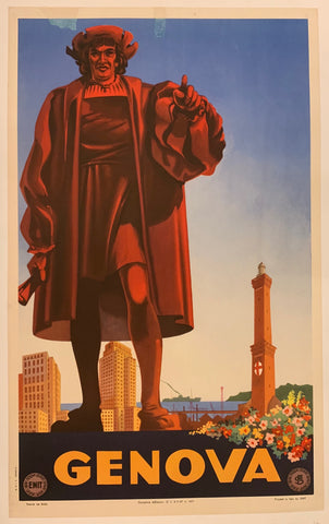Link to  Genova Poster ✓Italy, c. 1947  Product