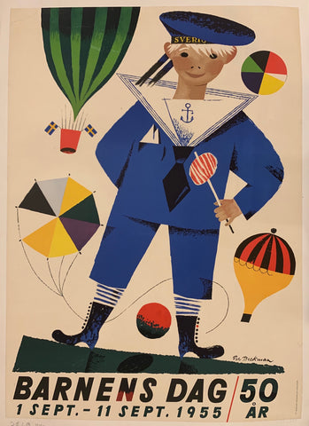 Link to  Barnens Dag Poster ✓Sweden, 1955  Product
