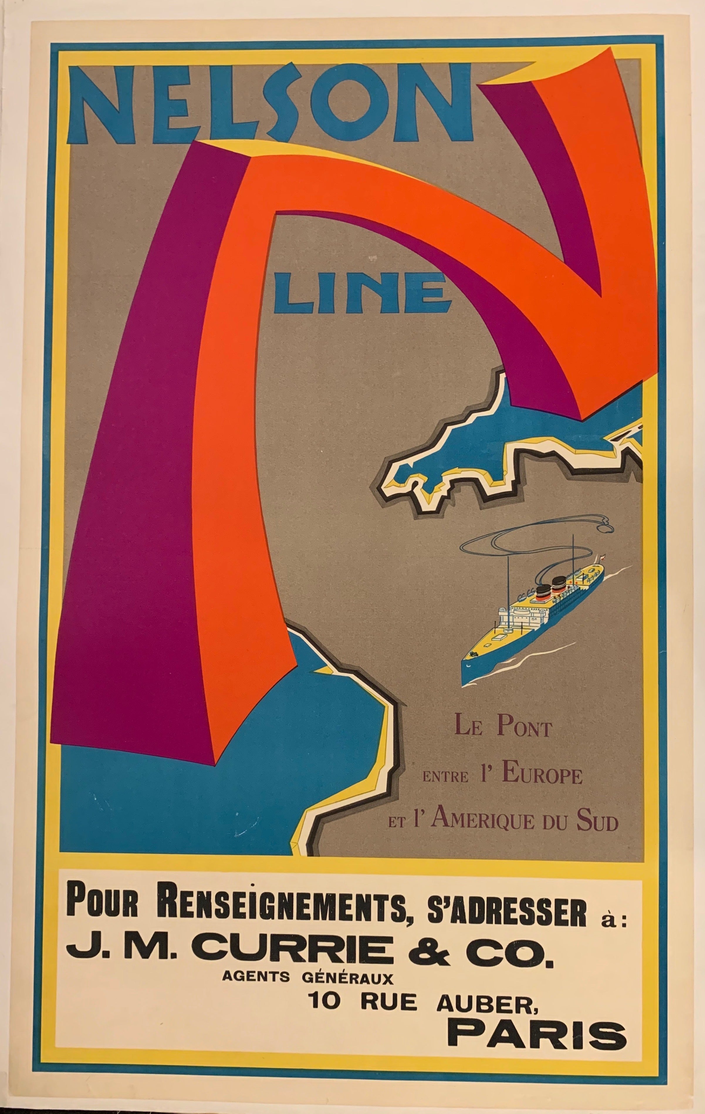 Nelson Line Poster ✓