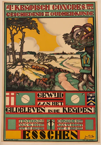 Link to Kempisch Congres Van Geschiedenis En Oudheidkunde Poster ✓The Netherlands, c. 1930 Product