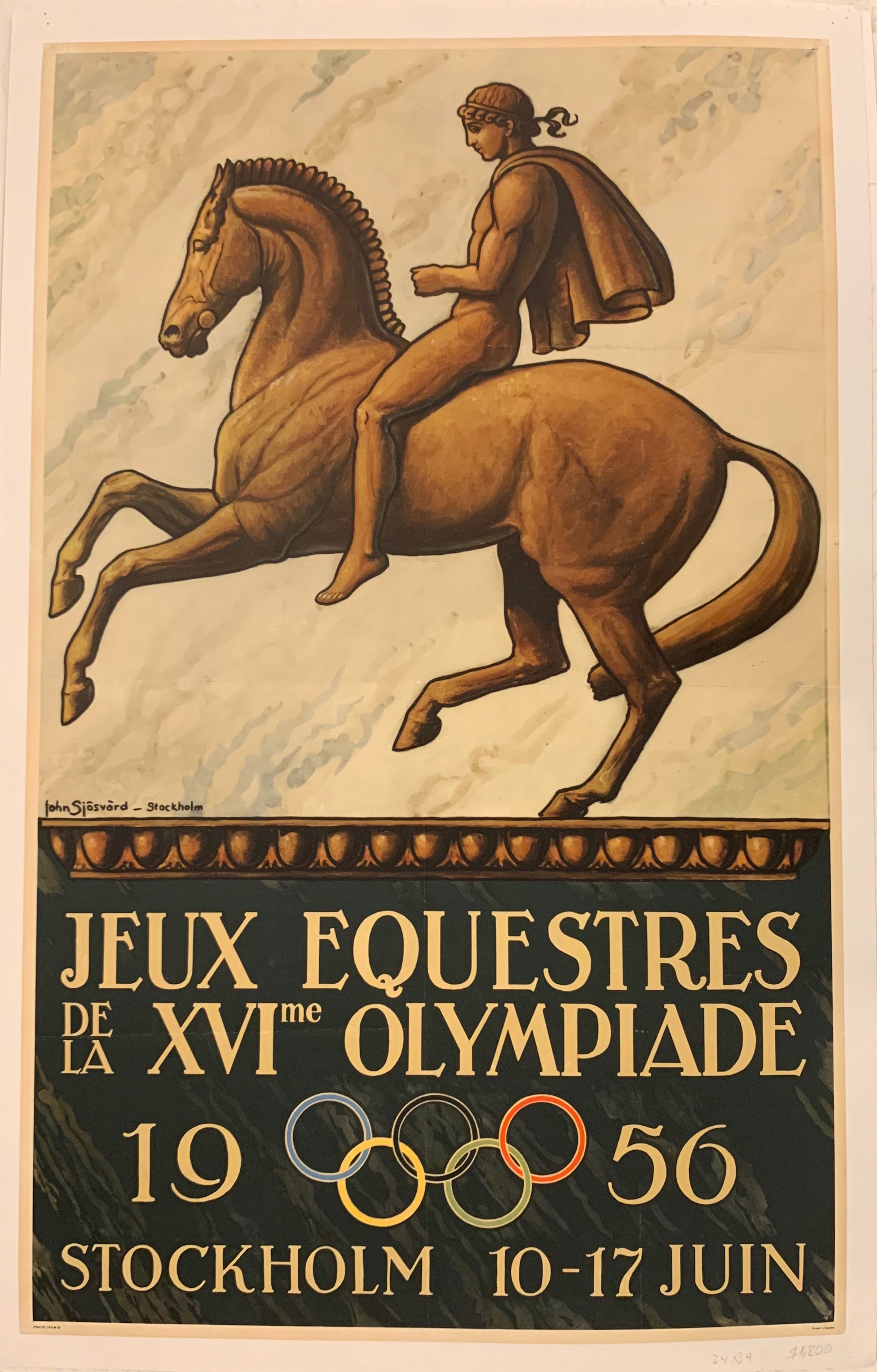 Jeux Equestres XVI Olympiade Poster ✓