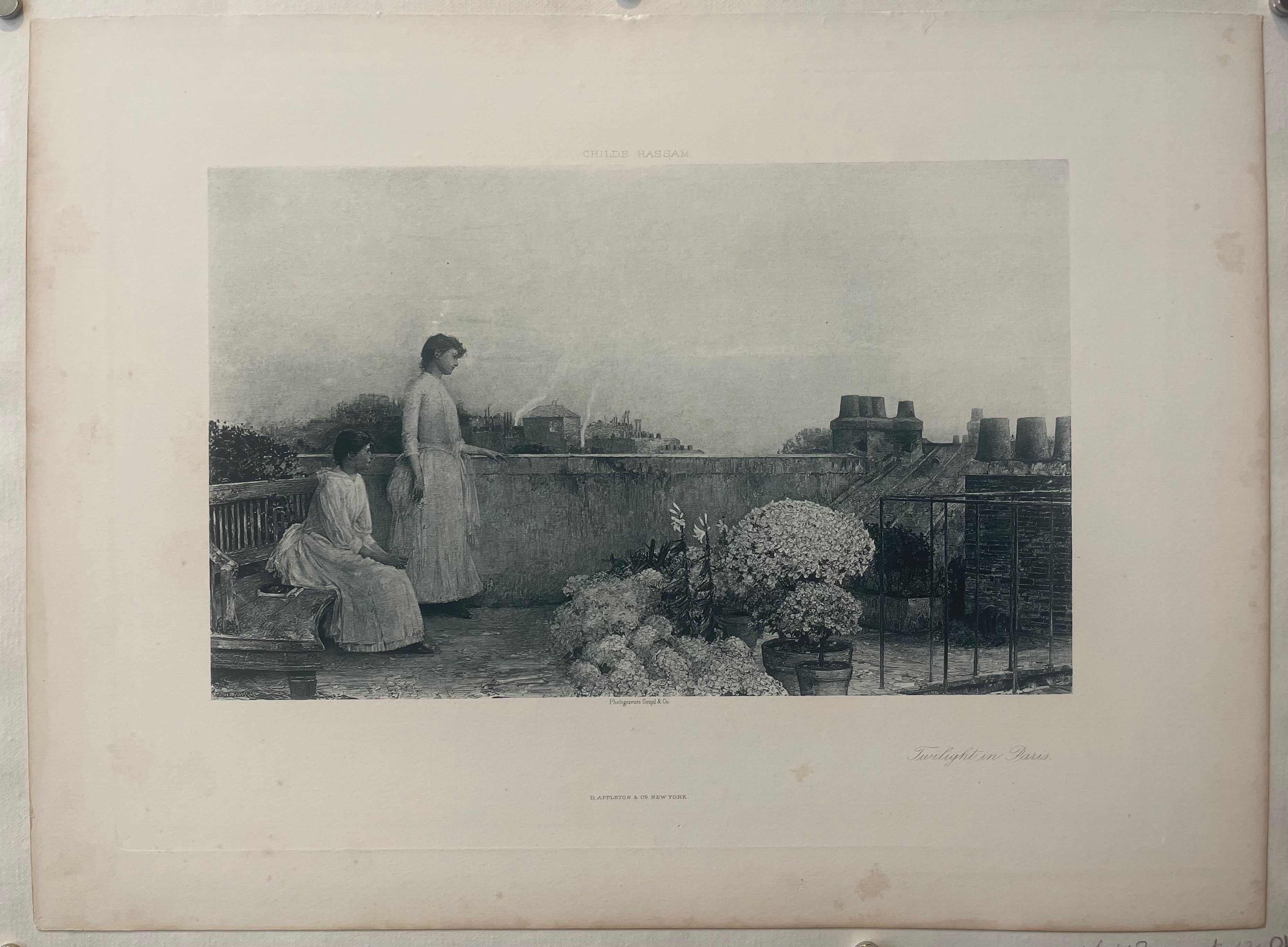 Twilight in Paris Print